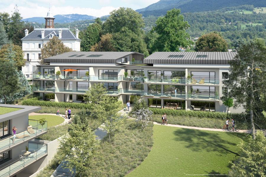 début des tavaux Les Jardins de Bellevue